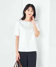 K2KGA50034 a.v.v(アー・ヴェ・ヴェ) 【接触冷感/UVカット】大人のリッチTシャツ ホワイト