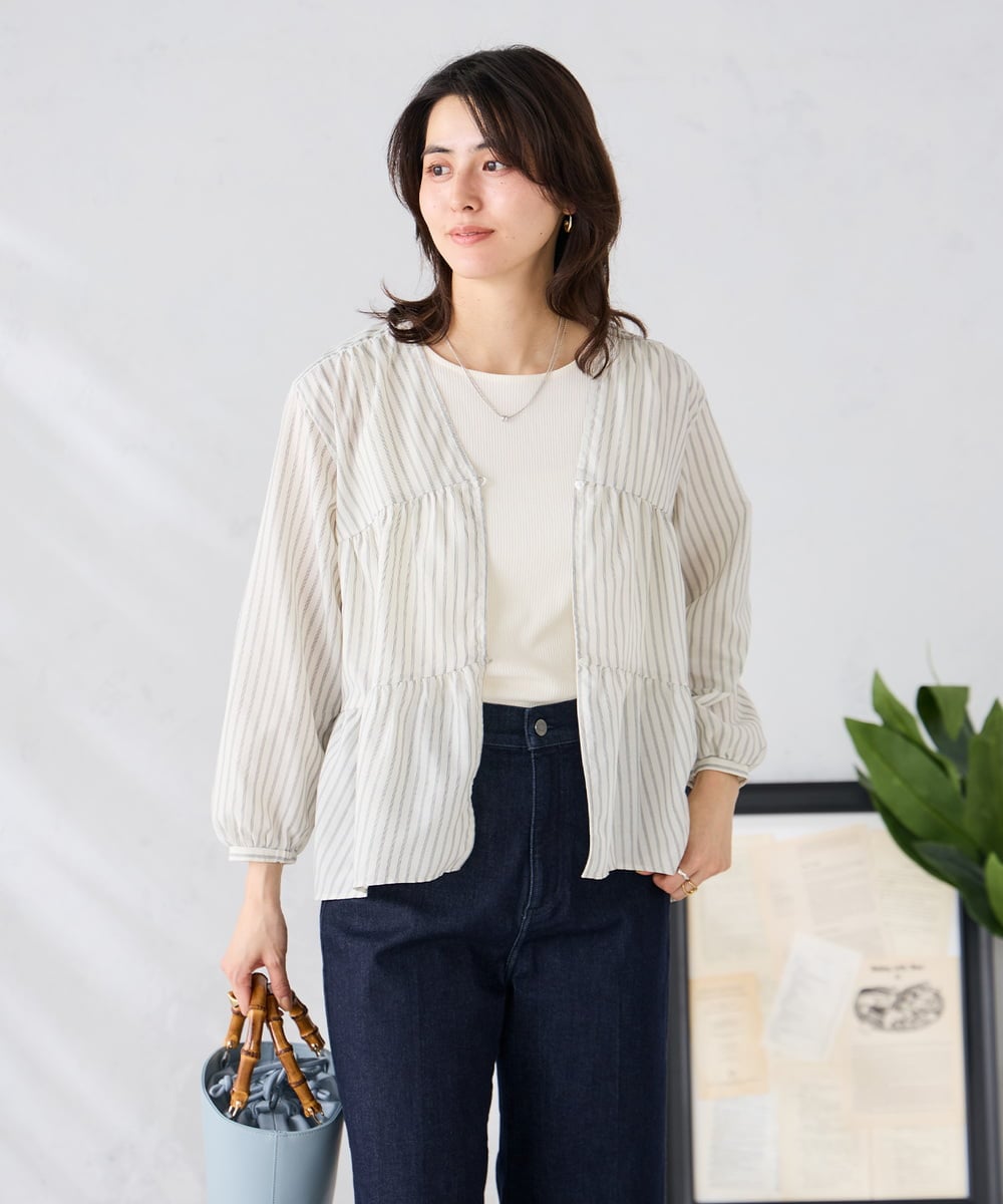 K2KGD01024 a.v.v(アー・ヴェ・ヴェ) ベーシックテレコタンクトップ ブラウン