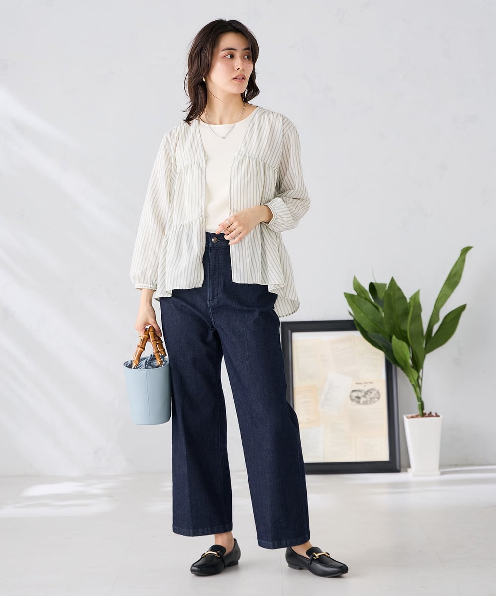 K2KGD01024 a.v.v(アー・ヴェ・ヴェ) ベーシックテレコタンクトップ ブラウン