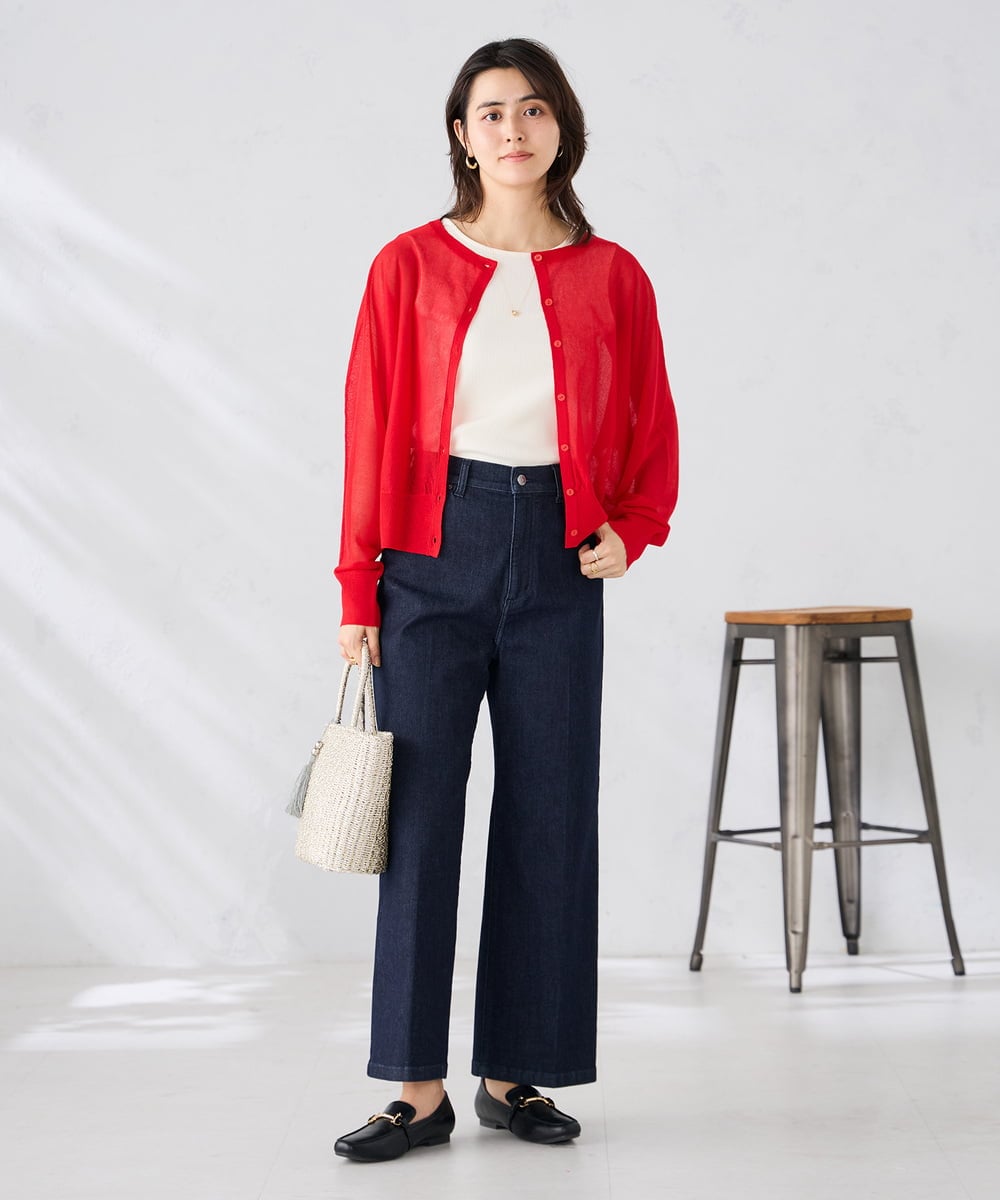 K2KGD01024 a.v.v(アー・ヴェ・ヴェ) ベーシックテレコタンクトップ ブラウン