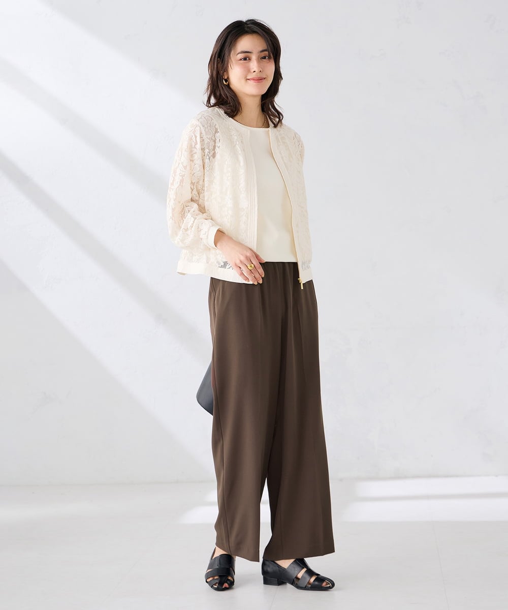 K2KGD01024 a.v.v(アー・ヴェ・ヴェ) ベーシックテレコタンクトップ ブラウン