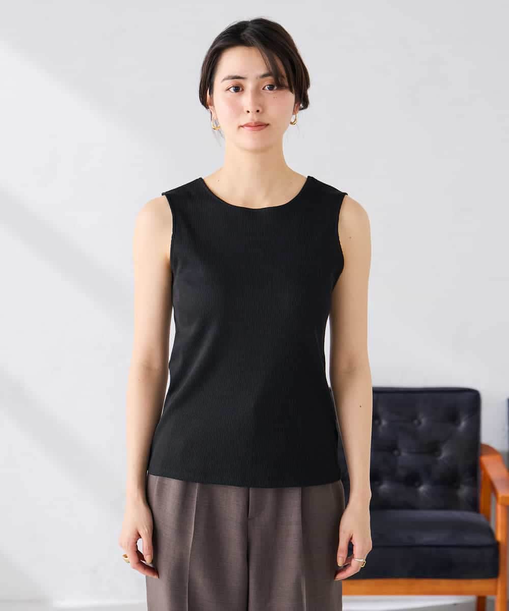 K2KGD01024 a.v.v(アー・ヴェ・ヴェ) ベーシックテレコタンクトップ ブラウン