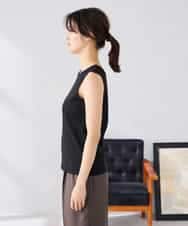 K2KGD01024 a.v.v(アー・ヴェ・ヴェ) ベーシックテレコタンクトップ ブラウン