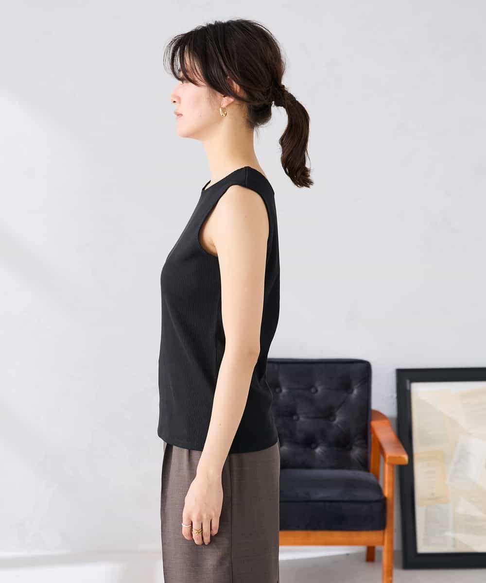 K2KGD01024 a.v.v(アー・ヴェ・ヴェ) ベーシックテレコタンクトップ ブラウン