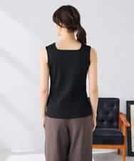 K2KGD01024 a.v.v(アー・ヴェ・ヴェ) ベーシックテレコタンクトップ ブラウン