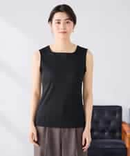 K2KGD01024 a.v.v(アー・ヴェ・ヴェ) ベーシックテレコタンクトップ ブラウン