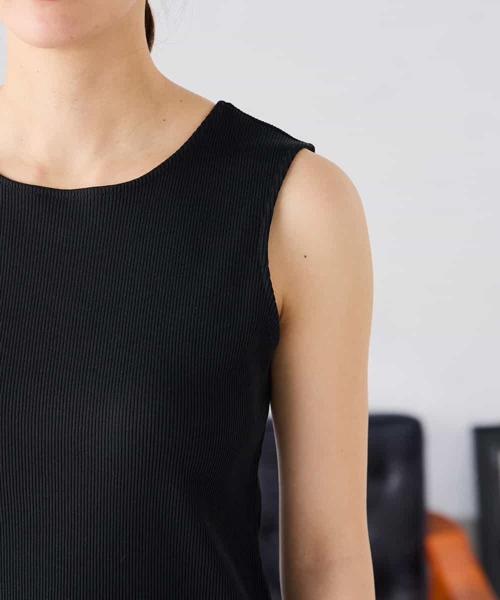 K2KGD01024 a.v.v(アー・ヴェ・ヴェ) ベーシックテレコタンクトップ ブラウン