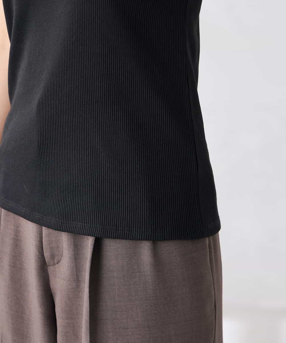 K2KGD01024 a.v.v(アー・ヴェ・ヴェ) ベーシックテレコタンクトップ ブラウン