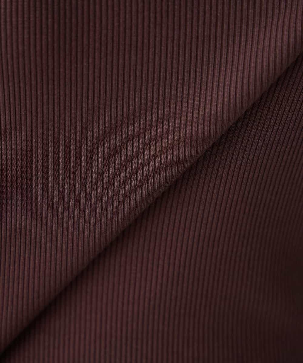 K2KGD01024 a.v.v(アー・ヴェ・ヴェ) ベーシックテレコタンクトップ ブラウン