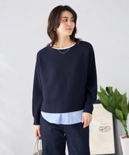 K2KGD03029 a.v.v(アー・ヴェ・ヴェ) シャツヘムタンクトップ ライトブルー