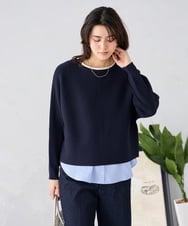 K2KGD03029 a.v.v(アー・ヴェ・ヴェ) シャツヘムタンクトップ ライトブルー