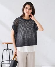 K2KGD03029 a.v.v(アー・ヴェ・ヴェ) シャツヘムタンクトップ ホワイト