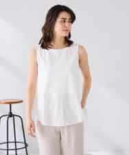 K2KGD03029 a.v.v(アー・ヴェ・ヴェ) シャツヘムタンクトップ ライトブルー