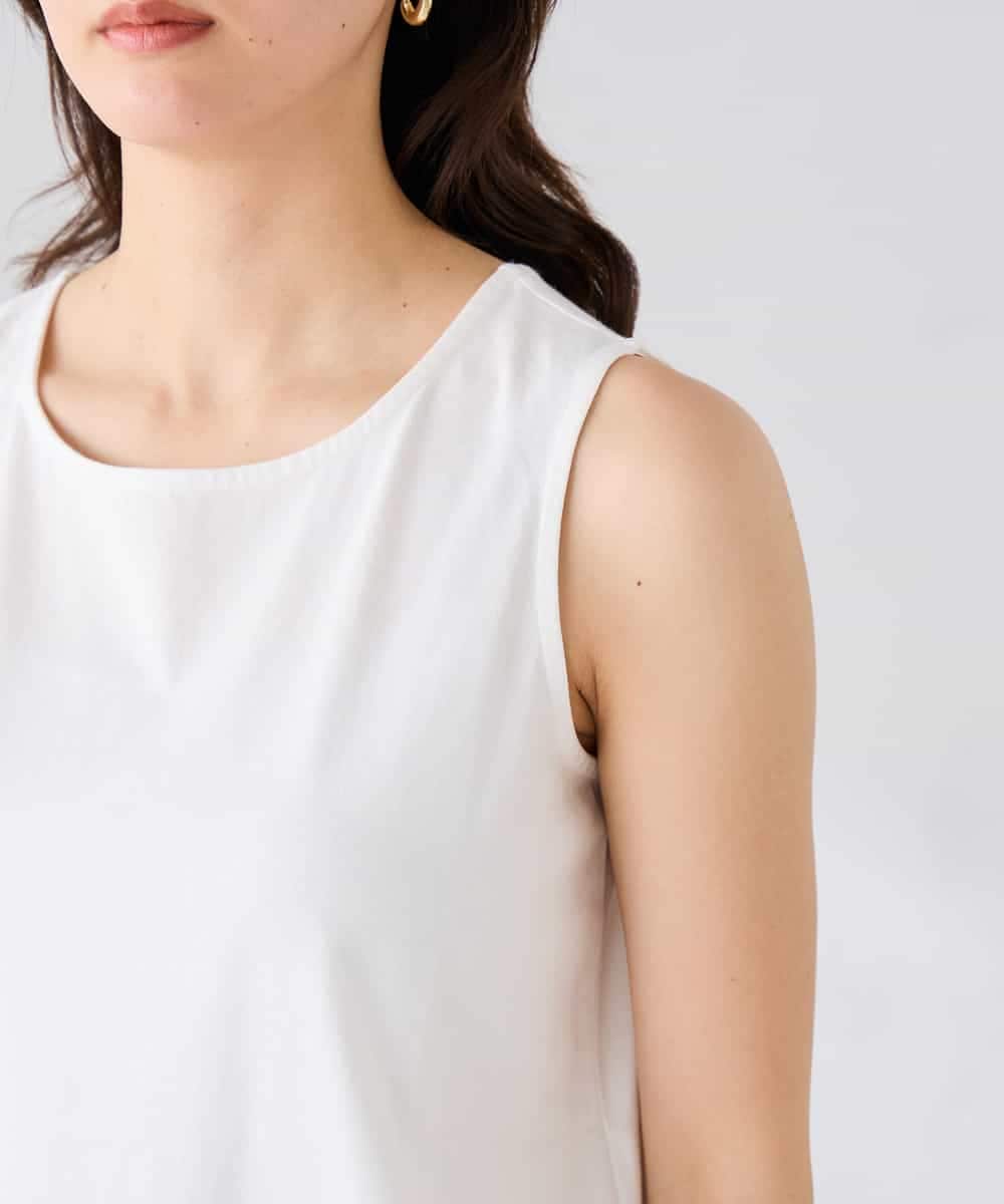 K2KGD03029 a.v.v(アー・ヴェ・ヴェ) シャツヘムタンクトップ ライトブルー