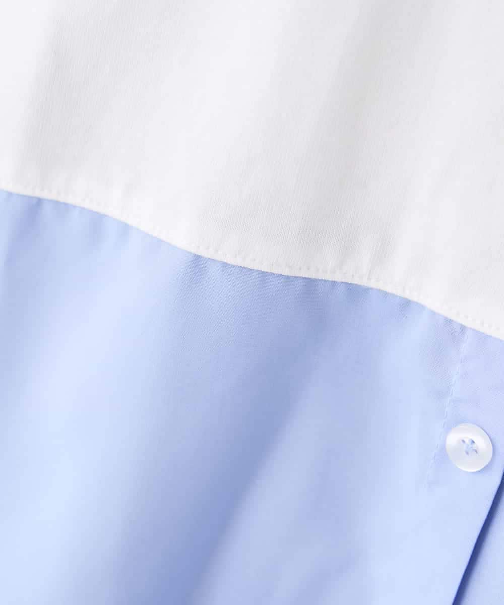 K2KGD03029 a.v.v(アー・ヴェ・ヴェ) シャツヘムタンクトップ ライトブルー