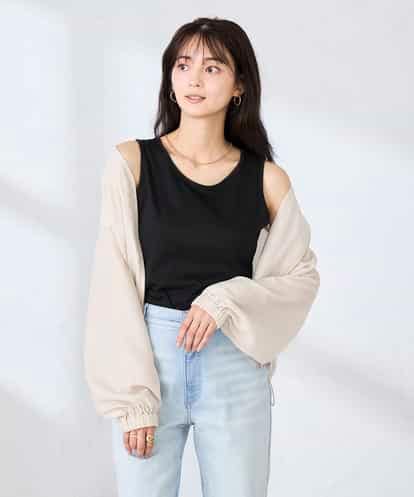 K2KGD08019 a.v.v 【前後2WAY】ラメタンクトップ