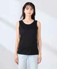 K2KGD08019 a.v.v(アー・ヴェ・ヴェ) 【前後2WAY】ラメタンクトップ ブラック