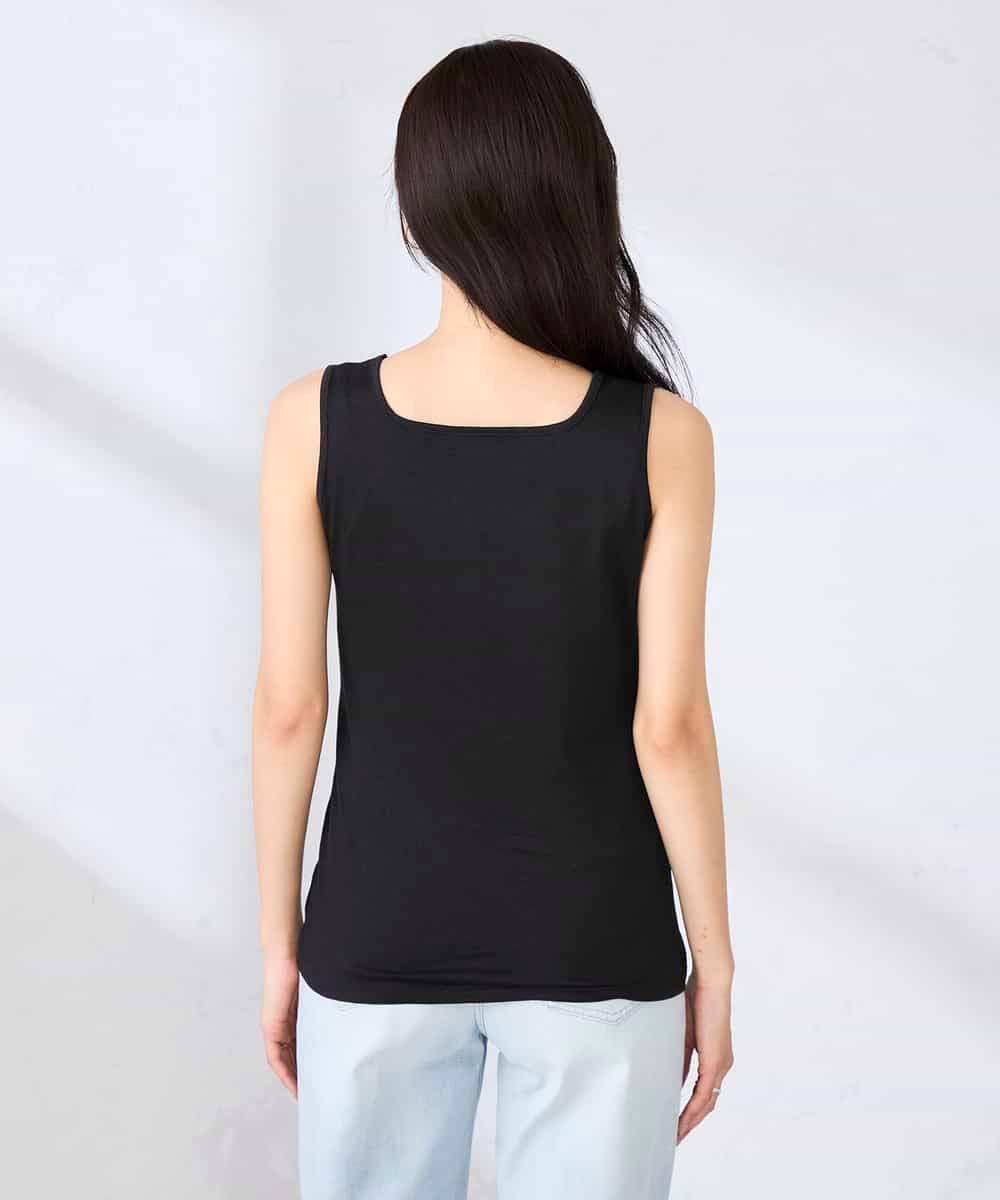 K2KGD08019 a.v.v(アー・ヴェ・ヴェ) 【前後2WAY】ラメタンクトップ ブラック