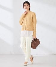 K2KGD10024 a.v.v(アー・ヴェ・ヴェ) 【イージーケア】ラウンドヘムロングタンクトップ グレージュ