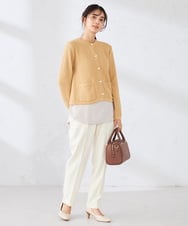 K2KGD10024 a.v.v(アー・ヴェ・ヴェ) 【イージーケア】ラウンドヘムロングタンクトップ グレージュ