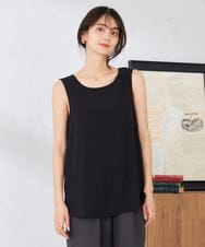 K2KGD10024 a.v.v(アー・ヴェ・ヴェ) 【イージーケア】ラウンドヘムロングタンクトップ グレージュ