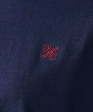 K2KGD25024 a.v.v(アー・ヴェ・ヴェ) 大人のクロップド刺繍Tシャツ【UVカット・接触冷感】 ライトイエロー