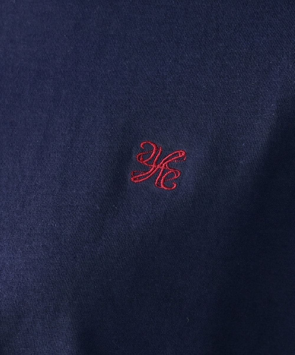 K2KGD25024 a.v.v(アー・ヴェ・ヴェ) 大人のクロップド刺繍Tシャツ【UVカット・接触冷感】 ライトイエロー