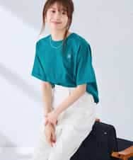 K2KGD25024 a.v.v(アー・ヴェ・ヴェ) 大人のクロップド刺繍Tシャツ【UVカット・接触冷感】 ライトイエロー