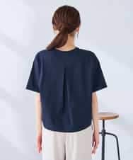 K2KGD25024 a.v.v(アー・ヴェ・ヴェ) 大人のクロップド刺繍Tシャツ【UVカット・接触冷感】 ライトイエロー