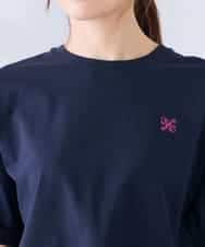 K2KGD25024 a.v.v(アー・ヴェ・ヴェ) 大人のクロップド刺繍Tシャツ【UVカット・接触冷感】 ライトイエロー