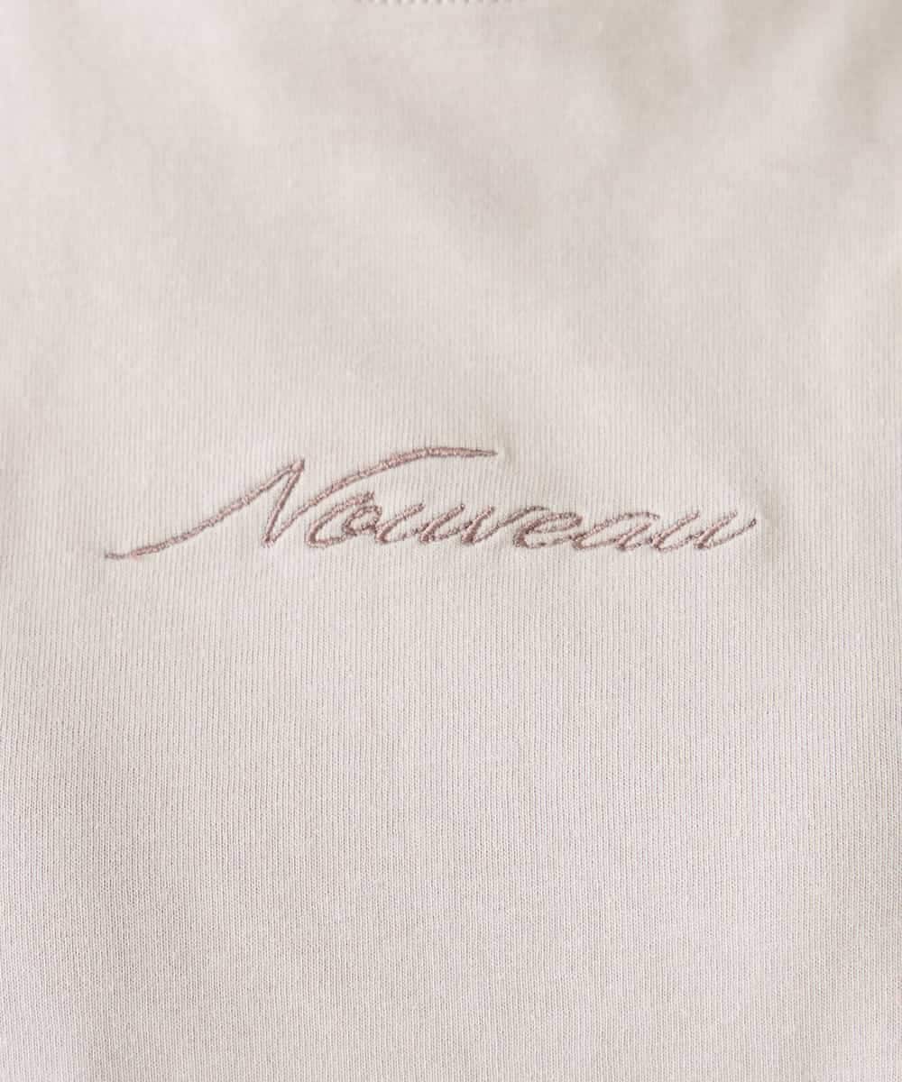 K2KGD28029 a.v.v(アー・ヴェ・ヴェ) 【UVカット/接触冷感】コンパクトロゴTシャツ グレージュ