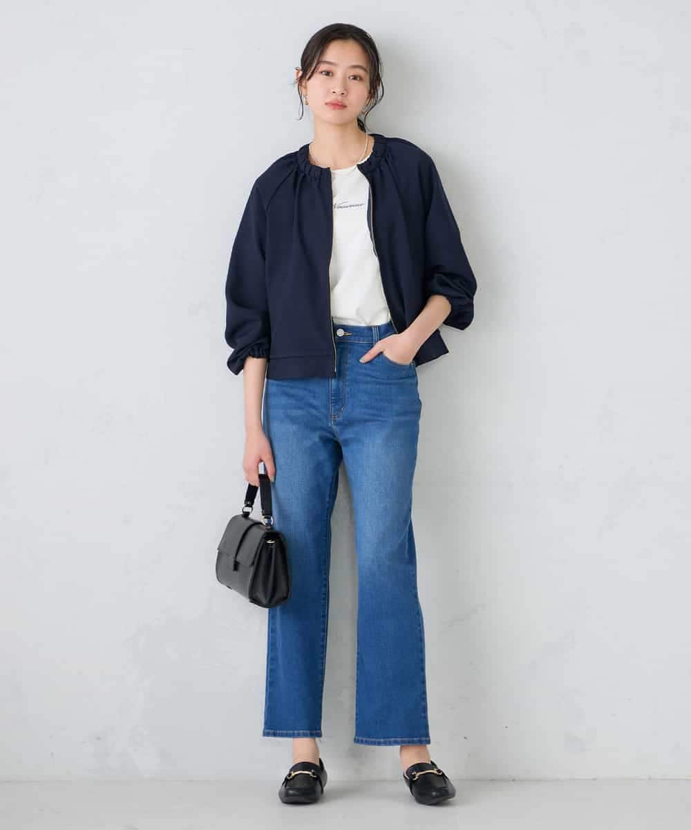 K2KGD28029 a.v.v(アー・ヴェ・ヴェ) 【UVカット/接触冷感】コンパクトロゴTシャツ グレージュ