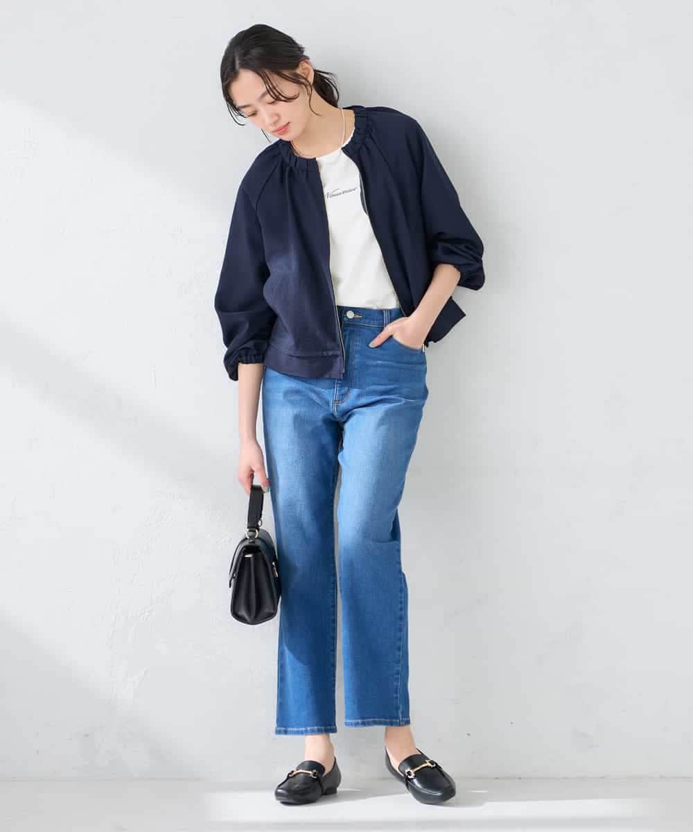 K2KGD28029 a.v.v(アー・ヴェ・ヴェ) 【UVカット/接触冷感】コンパクトロゴTシャツ グレージュ