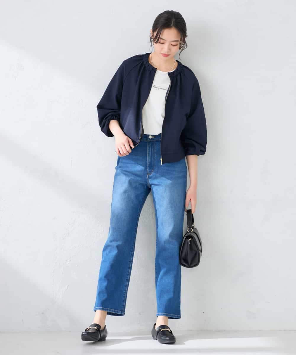 K2KGD28029 a.v.v(アー・ヴェ・ヴェ) 【UVカット/接触冷感】コンパクトロゴTシャツ グレージュ