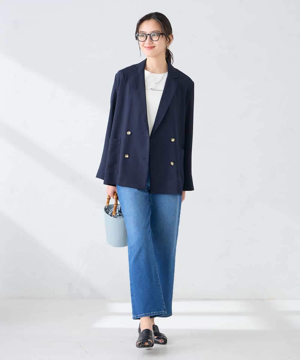 K2KGD28029 a.v.v(アー・ヴェ・ヴェ) 【UVカット/接触冷感】コンパクトロゴTシャツ グレージュ