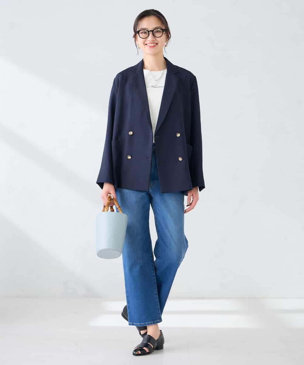 K2KGD28029 a.v.v(アー・ヴェ・ヴェ) 【UVカット/接触冷感】コンパクトロゴTシャツ グレージュ