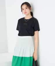 K2KGD28029 a.v.v(アー・ヴェ・ヴェ) 【UVカット/接触冷感】コンパクトロゴTシャツ グレージュ