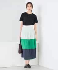 K2KGD28029 a.v.v(アー・ヴェ・ヴェ) 【UVカット/接触冷感】コンパクトロゴTシャツ グレージュ