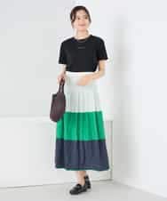 K2KGD28029 a.v.v(アー・ヴェ・ヴェ) 【UVカット/接触冷感】コンパクトロゴTシャツ グレージュ