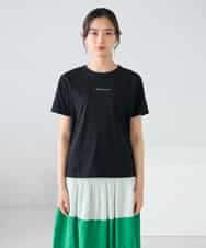 K2KGD28029 a.v.v(アー・ヴェ・ヴェ) 【UVカット/接触冷感】コンパクトロゴTシャツ グレージュ