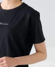 K2KGD28029 a.v.v(アー・ヴェ・ヴェ) 【UVカット/接触冷感】コンパクトロゴTシャツ グレージュ