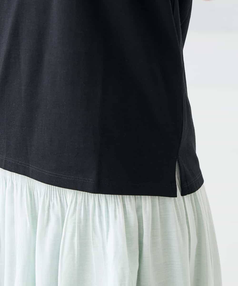 K2KGD28029 a.v.v(アー・ヴェ・ヴェ) 【UVカット/接触冷感】コンパクトロゴTシャツ グレージュ