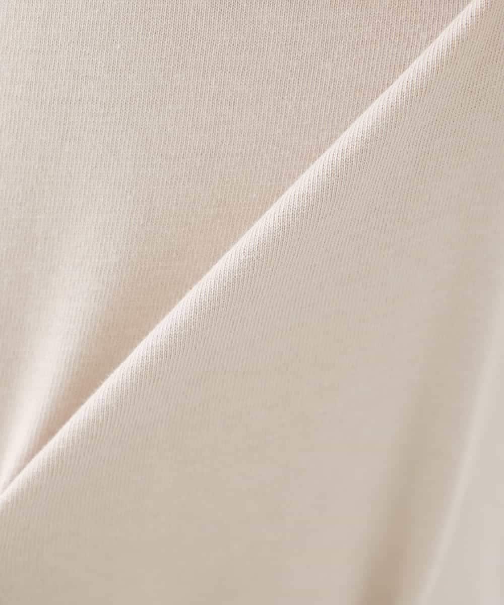 K2KGD28029 a.v.v(アー・ヴェ・ヴェ) 【UVカット/接触冷感】コンパクトロゴTシャツ グレージュ