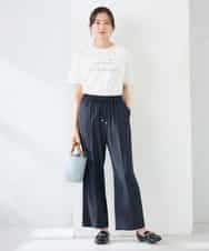 K2KGD29029 a.v.v(アー・ヴェ・ヴェ) 【UVカット/接触冷感】ロゴTシャツ ネイビー