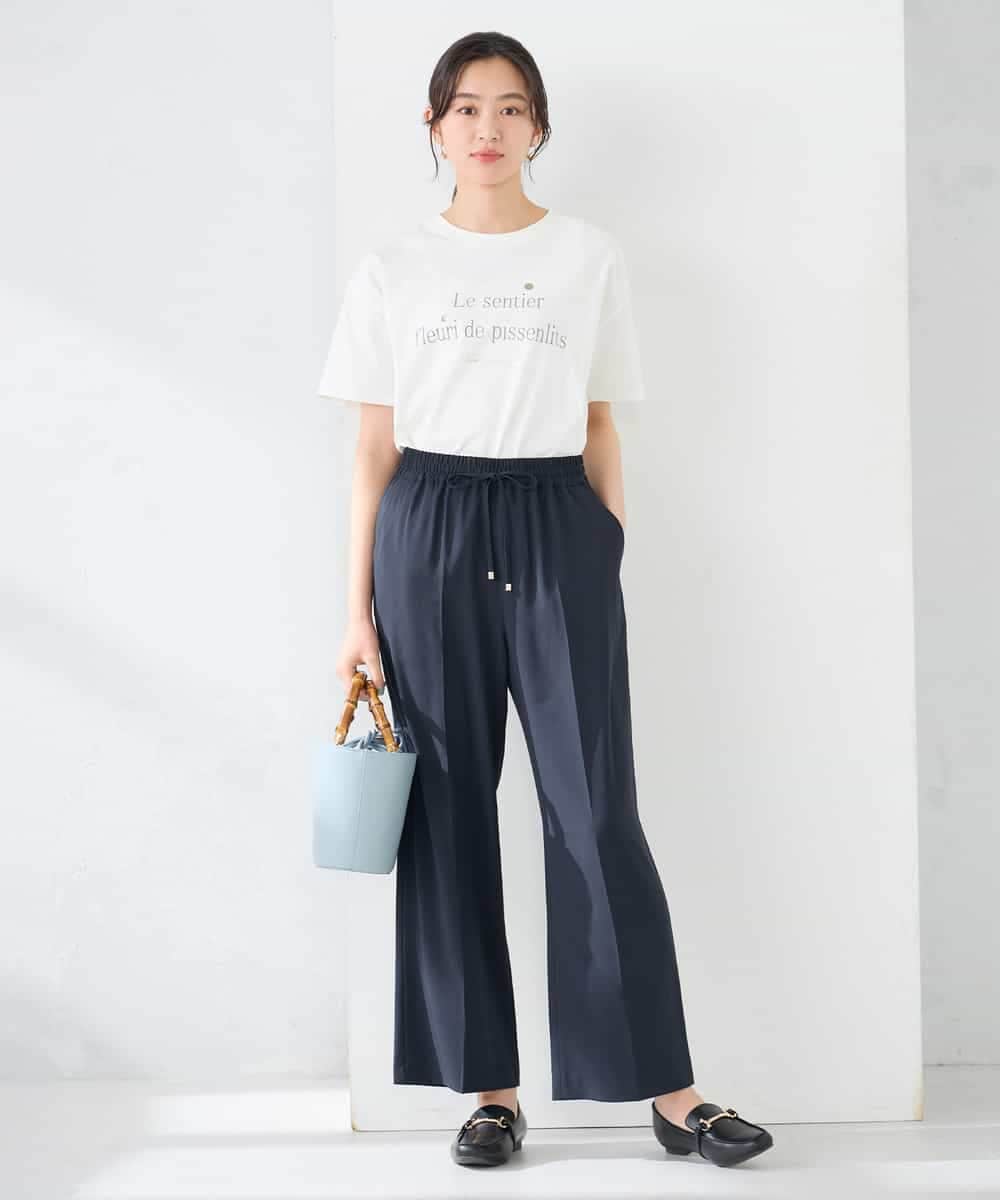 K2KGD29029 a.v.v(アー・ヴェ・ヴェ) 【UVカット/接触冷感】ロゴTシャツ ネイビー