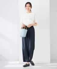 K2KGD29029 a.v.v(アー・ヴェ・ヴェ) 【UVカット/接触冷感】ロゴTシャツ ネイビー