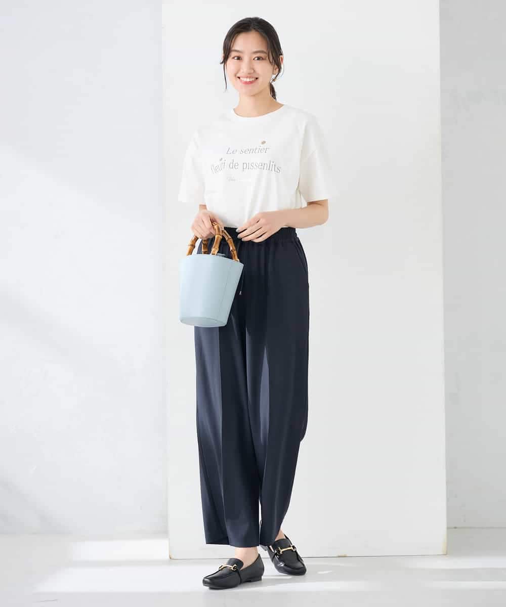 K2KGD29029 a.v.v(アー・ヴェ・ヴェ) 【UVカット/接触冷感】ロゴTシャツ ネイビー