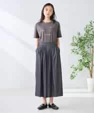 K2KGD29029 a.v.v(アー・ヴェ・ヴェ) 【UVカット/接触冷感】ロゴTシャツ ネイビー