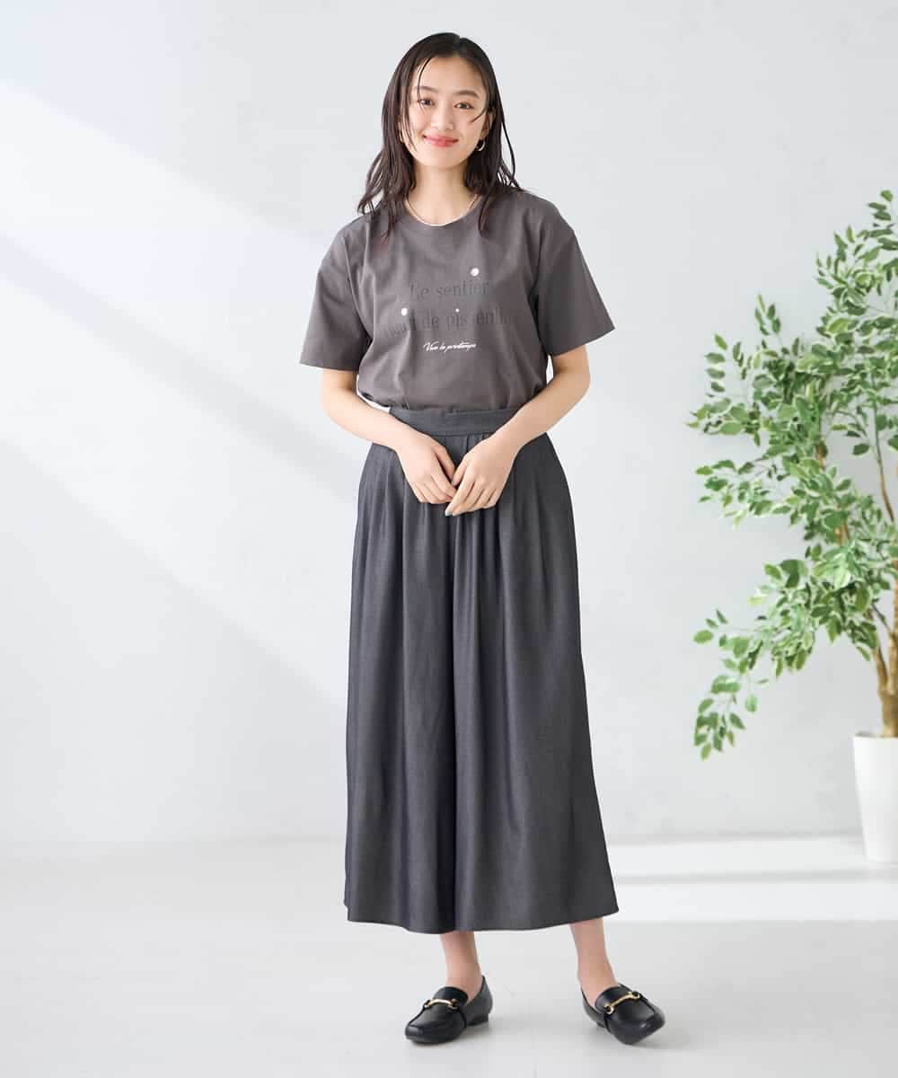 K2KGD29029 a.v.v(アー・ヴェ・ヴェ) 【UVカット/接触冷感】ロゴTシャツ ネイビー