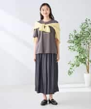 K2KGD29029 a.v.v(アー・ヴェ・ヴェ) 【UVカット/接触冷感】ロゴTシャツ ネイビー